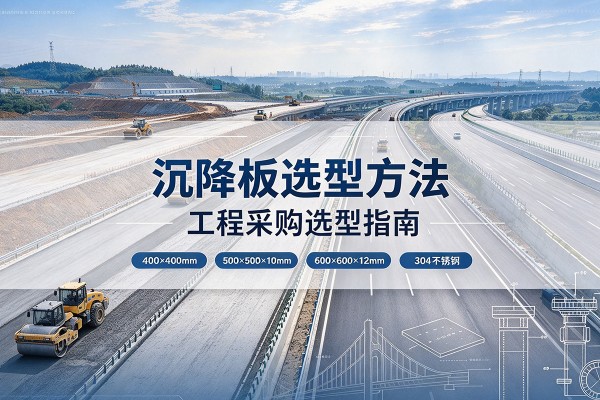 海南沉降板选择方法