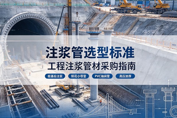 海南注浆管选型标准